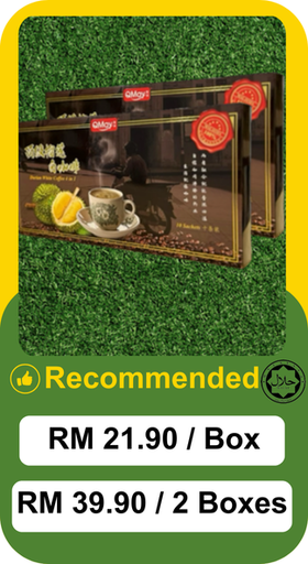 Durian White Coffee 4 In 1 300g/10 sachets