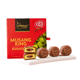 Musang King with Kit Kat Snowy Mooncake 4x60g
