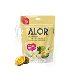 ALOR FREEZE DRIED DURIAN YOGURT BITES  30G