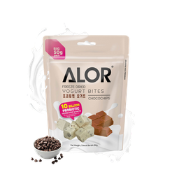 ALOR FREEZE DRIED CHOCOCHIP YOGURT BITES  50G