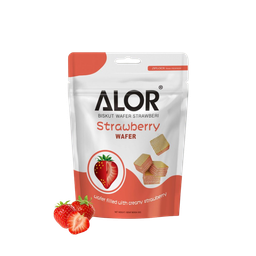 ALOR STRAWBERRY WAFER 80G 
